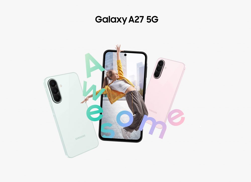 全新Galaxy A27 5G搭配5,000mAh大容量電池、6.7吋大螢幕與120Hz更新率，還有極窄邊框搭配最小化鏡頭開孔，大幅提升螢幕佔比。（圖／三星官方提供）