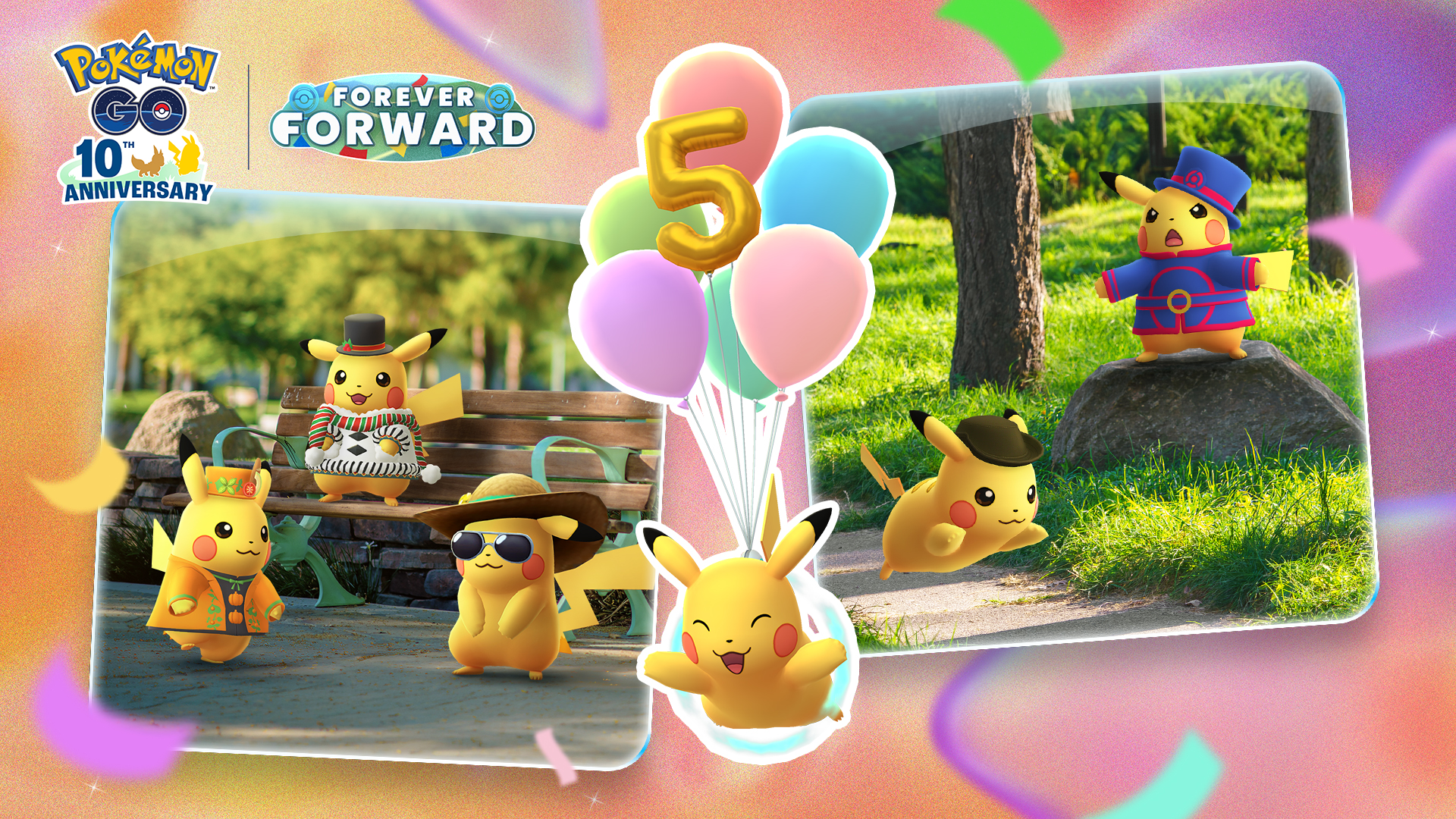 7 月第二波│可在地圖上遇見的寶可夢。（圖／《Pokémon GO》提供）