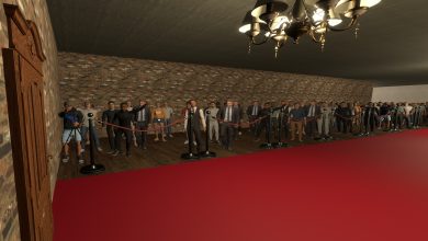 Steam 上最貴的遊戲！一座宮殿，一條紅毯，一群狗仔隊，還有一面可以留下你名字的牆——所有後來的主人都能看到。（圖／取自Steam）