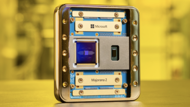 微軟（Microsoft）發表全新一代量子運算晶片Majorana 2，預估2029年可商用落地。（圖／截取自微軟）