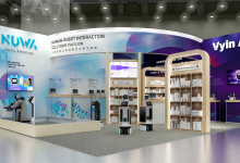 橘子集團旗下Vyin AI首度參展COMPUTEX，並發表Vyin RIS機器人大腦解決方案。（圖／橘子集團提供）