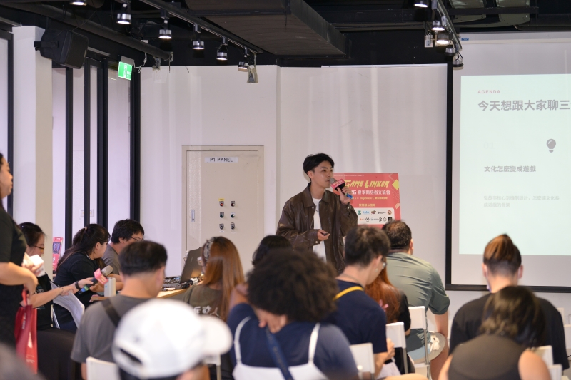 台北電玩展領逾 70 組本土團隊出海進軍國際!IGA 2027同步開放報名 3 赴原Saikin創辦人張憲文分享如何將文化轉化為遊戲體驗。(圖/TGS提供)