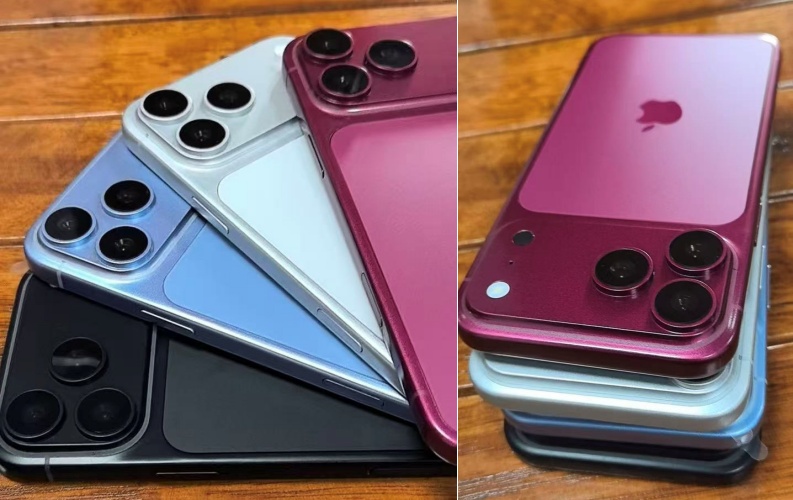 iPhone 18 Pro 新色陣容曝光!爆料稱蘋果將延續三色策略、全新銀灰色亮相 2 如果屬實,深櫻桃色將成為所有行銷活動中的主打配色,而新的銀色將與去年的款式相似,但色調可能會有所不同。(圖/取自@SonnyDickson X)