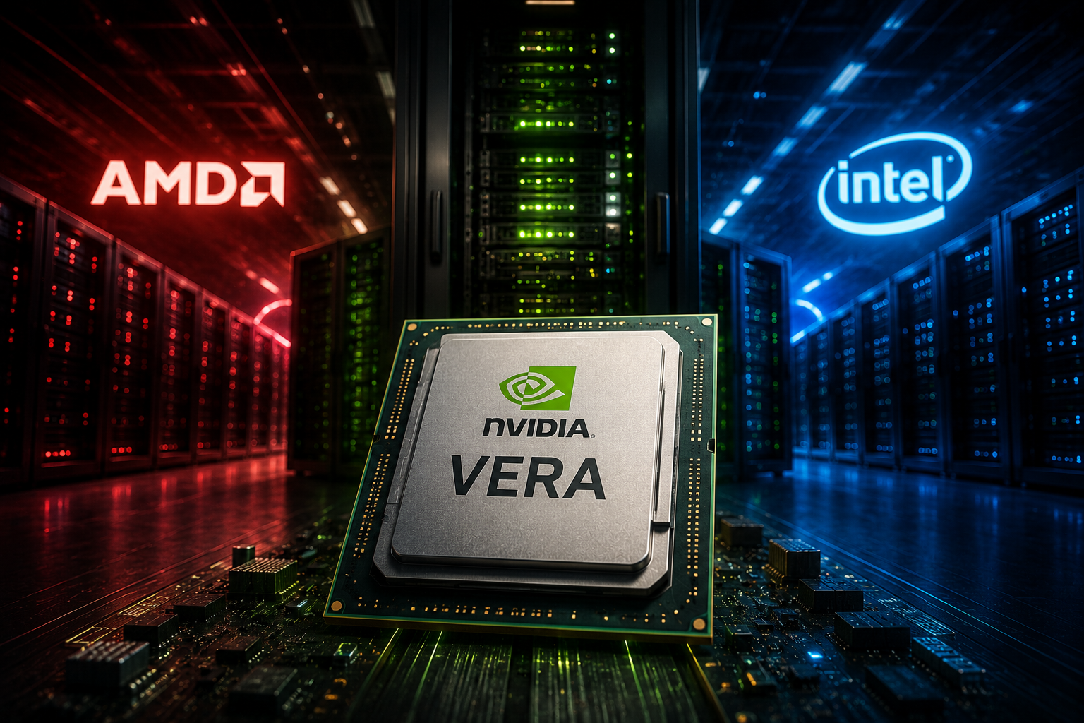 輝達Vera CPU完整規格鎖定AI代理運算 正面挑戰AMD、英特爾 1 ChatGPT Image 2026年7月22日 上午09 52 51