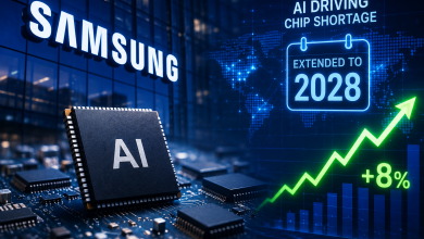 三星示警AI帶動晶片缺貨恐延續至2028年 股價勁揚8% 4 ChatGPT Image 2026年7月30日 下午12 58 01