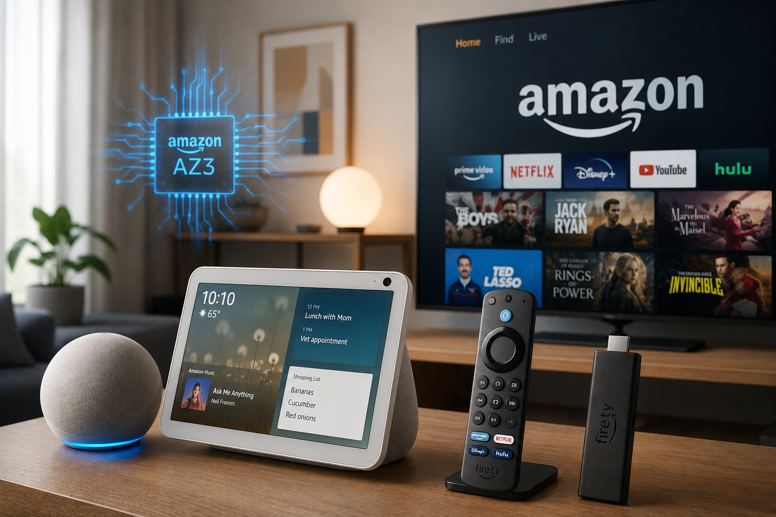 亞馬遜自研AI晶片布局擴大 未來Echo、Fire TV與新裝置全面採用 1 ChatGPT Image 2026年7月3日 上午11 25 18