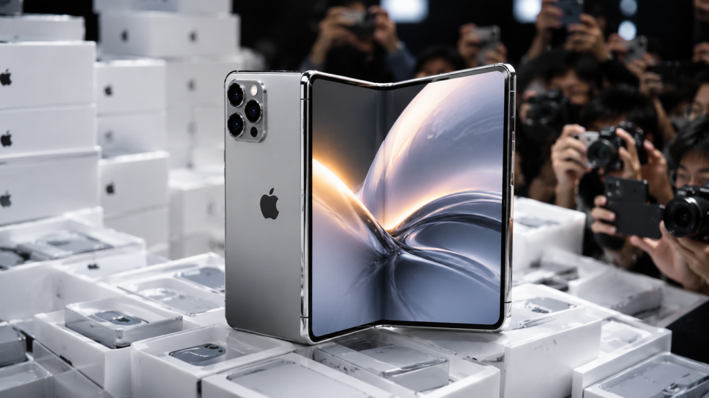 精選 3 郭明錤預計可折疊iPhone在初期上市階段的交付週期為4-6週,然而這將給黃牛提供機會,讓他們能夠憑藉高額的轉售溢價賺取高達50-100%的利潤。(圖/AI生成)