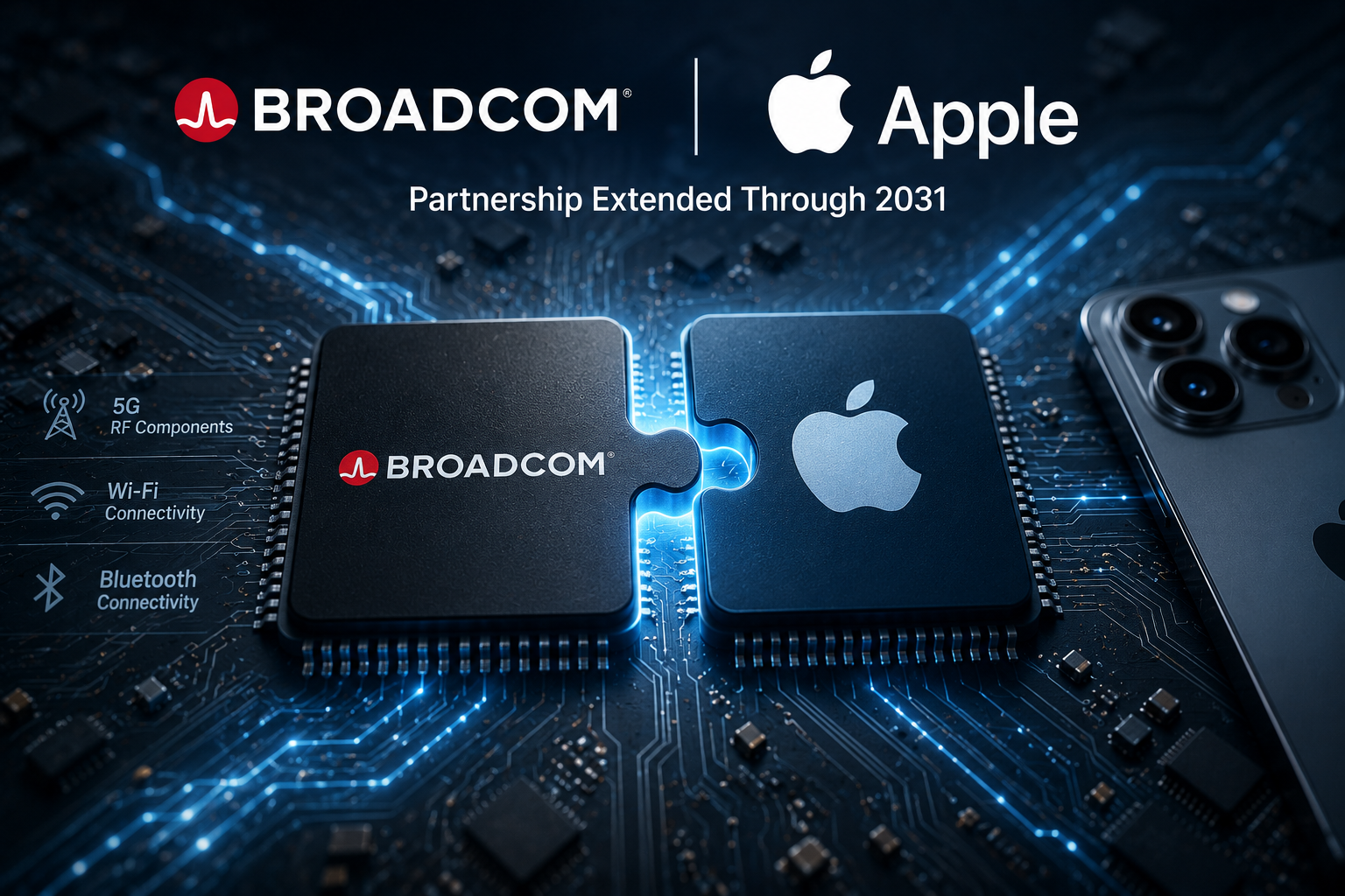 博通攜手蘋果至2031年 擴大客製化晶片合作鞏固iPhone供應鏈地位 1 ChatGPT Image 2026年7月7日 下午12 02 25