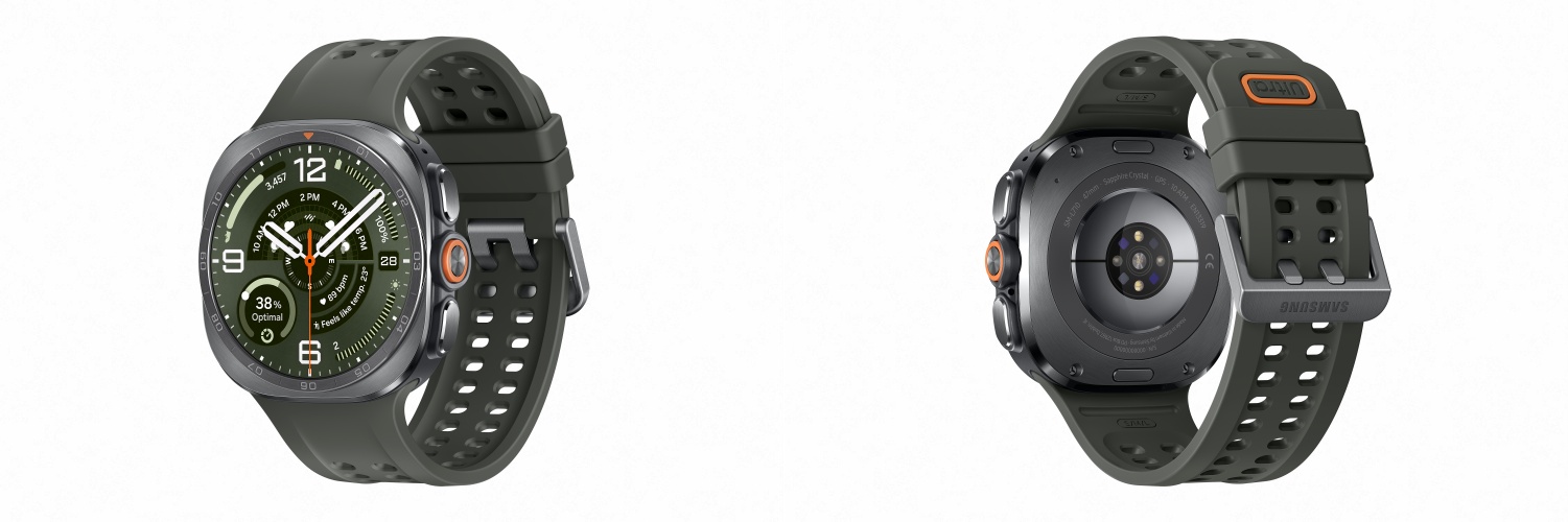 Galaxy Watch Ultra2 鈦光銀。（圖／三星提供）