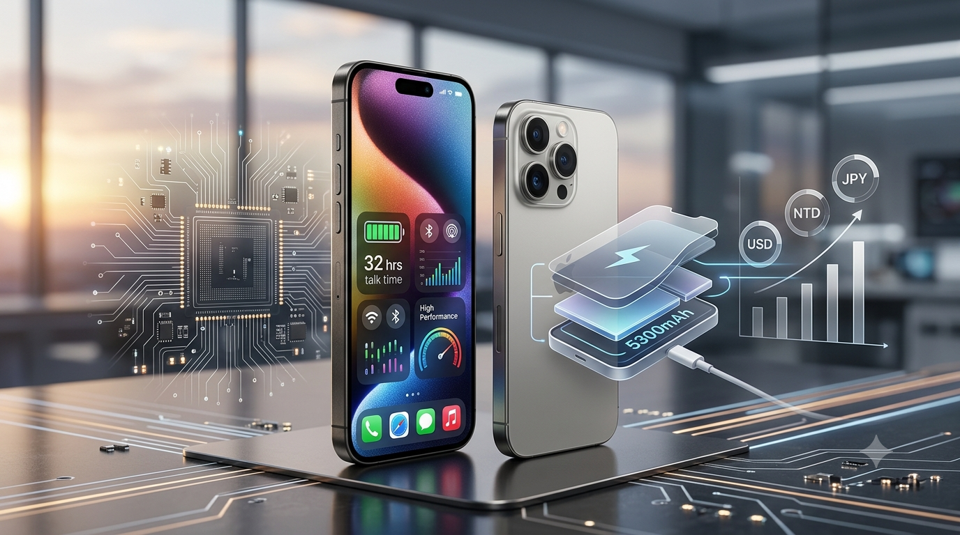 iPhone 18 系列最新規格、續航力與售價預測全面曝光 1 iPhone 18 Pro 和 iPhone 18 Pro Max 與前代產品相比不會有太大的變化,為了容納更大的電池,尺寸更大的 iPhone 18 Pro Max 會更厚更重,達到 240 克 。(圖/AI生成)
