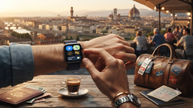 解密 Apple Watch實用功能:盤點 10 大出國海外旅遊神隊友 2 透過Flighty和Flightradar24等應用,可以查看航班的所有詳細訊息,包括航線、預計起飛和到達時間,把所有數據都顯示在你的手腕上。(圖/AI生成)
