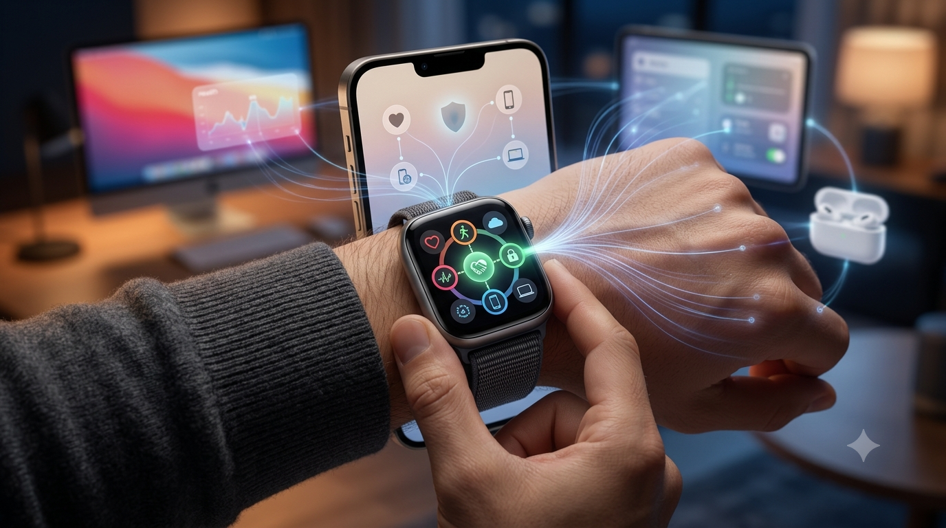 Apple Watch推出近 12 年 就憑「這招」稱霸智慧穿戴市場 1 Apple Watch變得更纖薄、更大,並且內建了更多感測器。即便如此,蘋果仍然每年都會對Apple Watch進行更新,帶來一些細微的改進。(圖/AI生成)
