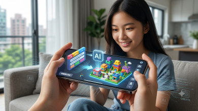 Roblox 將 AI 遊戲創作引入行動 App!大幅降低開發門檻、搶攻新手創作者 8 Roblox 將 AI 遊戲創作功能整合到其行動應用程式中,讓更多人能夠更快地將書面想法轉化為可玩的遊戲體驗,而無需從 Roblox Studio 開始。(圖/AI生成)