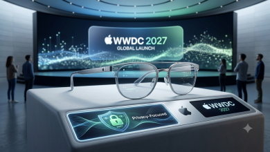 蘋果首款智慧眼鏡主打隱私防偷拍 傳2027年 WWDC 登場 4 蘋果正在為這款眼鏡研發“一系列全新的硬體和軟體相關的隱私功能”,這些功能在現有產品中並不具備。(圖/AI生成)