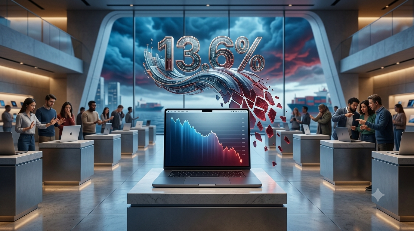 考驗信仰!MacBook價格調漲 研調預估全球筆電出貨將下滑 13.6% 1 TrendForce指出,MacBook價格上漲可能會縮小MacBook與某些高階Windows筆記型電腦之間的價格重疊,促使一些對價格敏感的消費者轉向Windows裝置。(圖/AI生成)