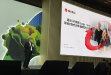 趨勢科技台灣暨香港區總經理洪偉淦今（9）日在Google Cloud Day Taipei表示，相較於過去消費者最在意病毒攻擊，如今真正的威脅已轉向AI詐騙與社交工程。（圖/記者黃仁杰攝）