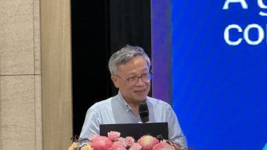 量子科技已是現在進行式!張慶瑞:台灣應搶攻供應鏈與應用商機 3 鴻海研究院張慶瑞博士表示,量子科技不是未來式,而是現在進行式。 (圖/記者彭夢竺攝)