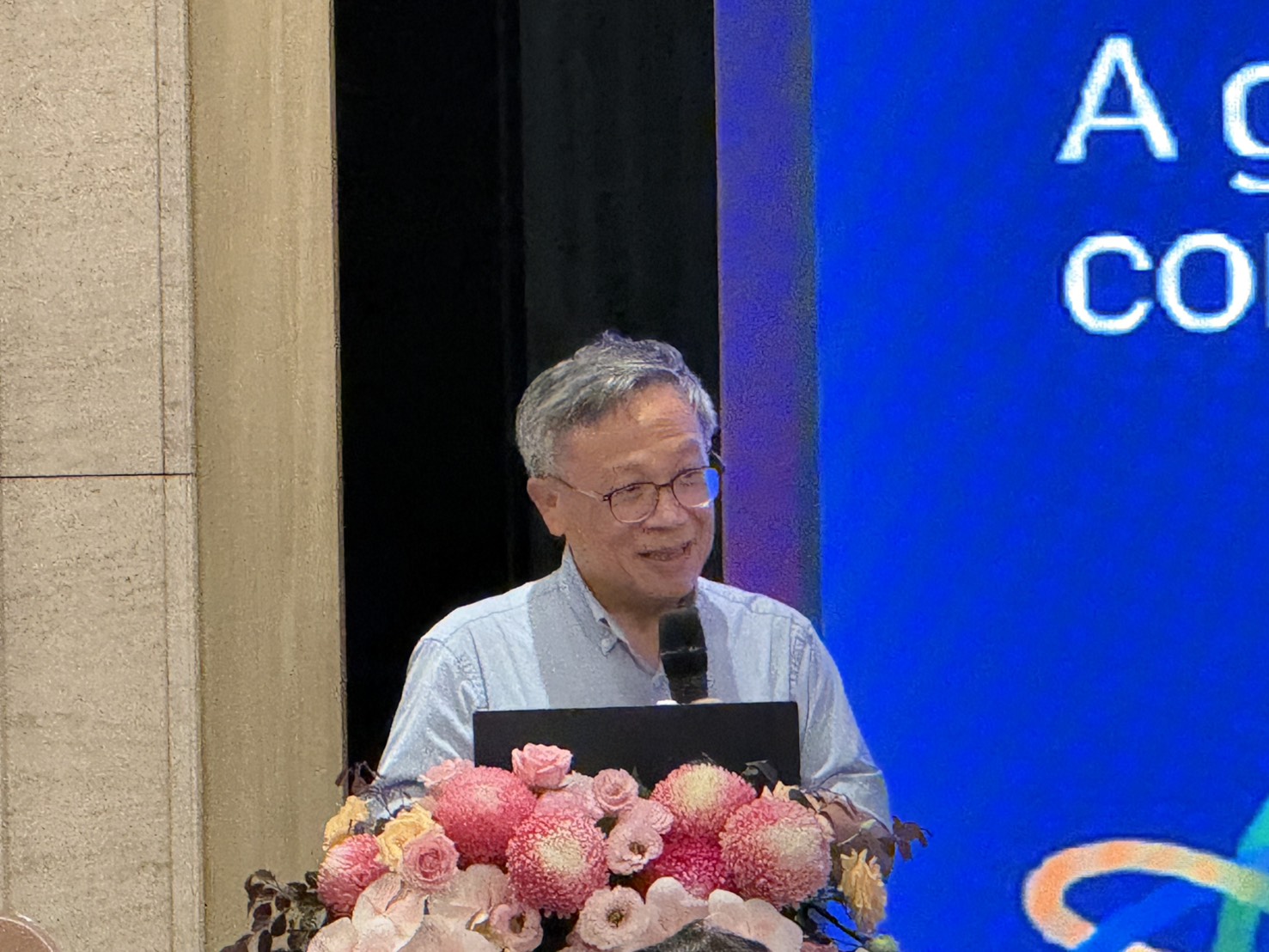 量子科技已是現在進行式!張慶瑞:台灣應搶攻供應鏈與應用商機 1 鴻海研究院張慶瑞博士表示,量子科技不是未來式,而是現在進行式。 (圖/記者彭夢竺攝)