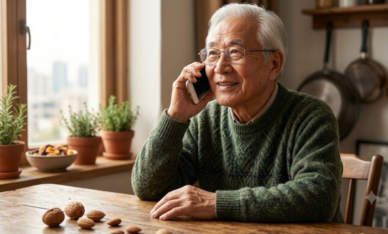 社會局今年創新導入科技力量，首創「災害預防AI語音關懷服務」，以「科技輔助、人本關懷」之精神，為全市弱勢長者、機構住民及街友構築起一道兼具智慧與溫暖的實體與數位雙重守護網。（圖／AI生成）