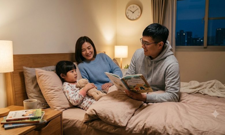 Meta正在測試一款名為StoryKit的AI說故事應用程式，可利用人工智慧生成兒童故事，讓家長自訂角色、故事場景、教育主題及背景音樂。（圖／AI生成）