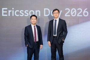 台灣愛立信總經理周大企（圖左）與台灣愛立信雲事業群協理魏逸國（圖右）於愛立信行動趨勢論壇分享最新產業洞察。（圖／愛立信提供）