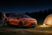 BYD插電式混合動力掀背車Dolphin G DM-i，純電續航提升至104公里。（圖／截取自比亞迪）