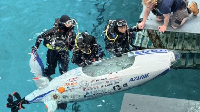 第三代自製人力潛艇 Azure（蔚藍號）順利完成水下測試