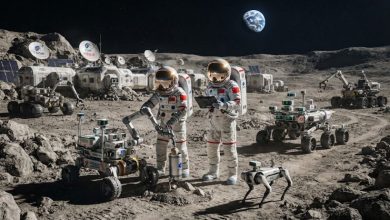 中國月球基地要養「機器狗」?研究團隊揭未來人機協作構想 7 中國研究團隊針對未來月球基地所提出的人機協作方案,讓機器人協助太空人進行月面探測、採集樣本、尋找水冰、基地巡邏與環境監測。(圖/AI生成)