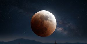 96%月面進入地球本影!8/28「近乎全食」月偏食登場 1 28日將迎來2026年第二場月食,也是今年唯一一場月偏食。(圖/AI生成)