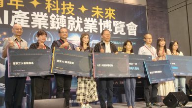 上班族憂AI衝擊工作 148家企業3大展區「8/15花博徵才」盛大登場 7 1111人力銀行與北市勞動局共同進行「2026上班族AI焦慮與職涯準備調查」,揭露上班族擔憂工作遭AI取代。(圖/記者許若茵攝)