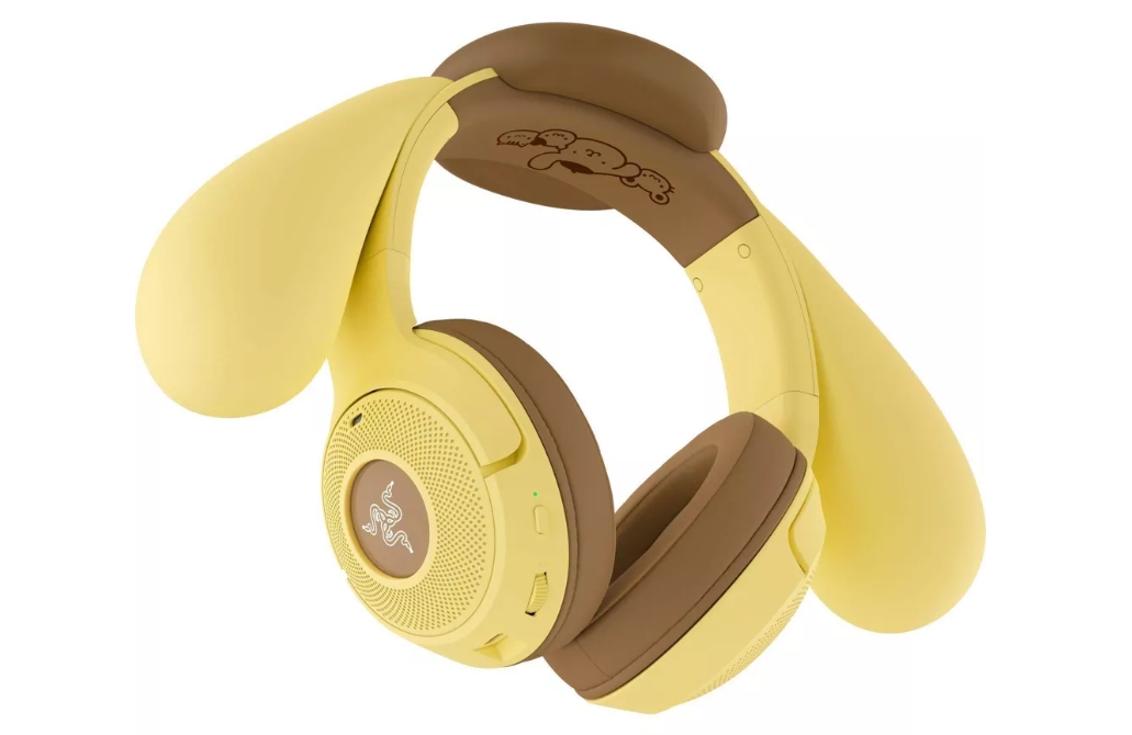 Razer Kraken Kitty V2 BT - 布丁狗版電競耳機，以標誌性的耳朵和主題設計脫穎而出，將俏皮風格與可靠性能完美融合！（圖／取自雷蛇官網）