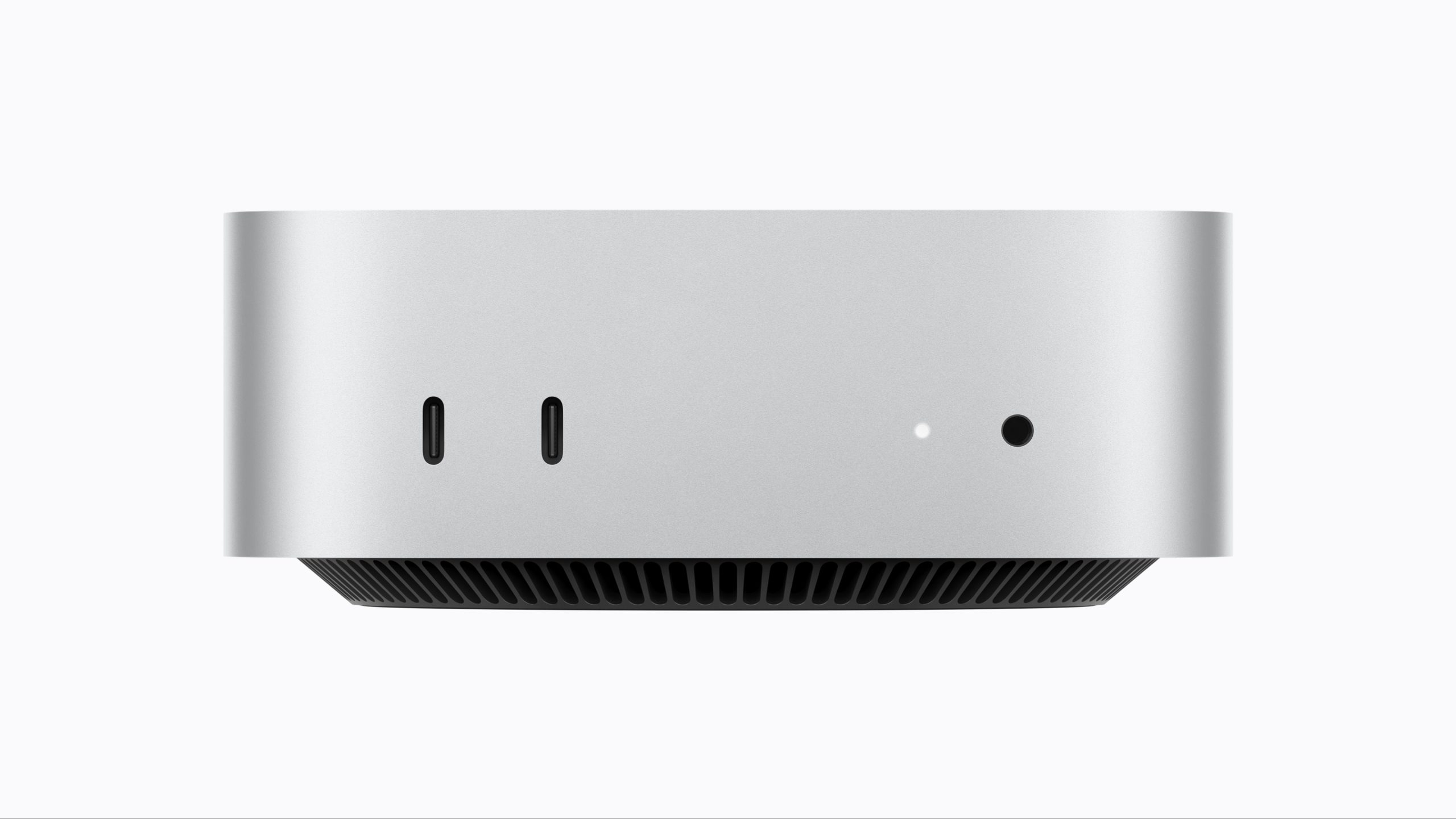 Mac mini 以 12.7 公分見方小巧機身，展現真正實力，更肩負使命。它以 Apple 晶片為設計核心，力求釋放 M6 與 M5 Pro 晶片的速度與實力。（圖／蘋果提供）