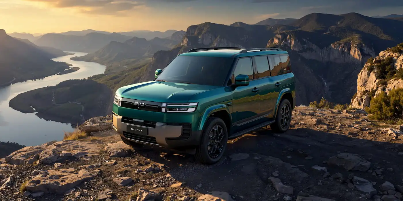 比亞迪Ti 7進軍英國市場 七人座插電休旅售價低於Defender 1 BYD ti 7 SUV