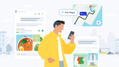 Google Maps內建的「Ask Maps」功能升級，朝向代理式AI發展。 （圖／Google提供）