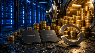 AI賺進大筆現金卻不分?三星、SK海力士股東施壓擴大股利與庫藏股 4 ChatGPT Image 2026年8月7日 上午10 09 18