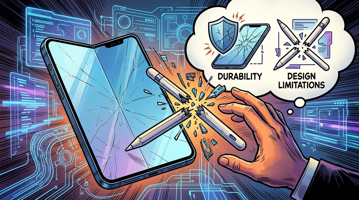 蘋果曾研發 iPhone Ultra 專用觸控筆?傳考量螢幕耐用度與設計後喊卡 1 據外媒指出,蘋果曾考慮推出一款新的Apple Pencil與iPhone Ultra搭配使用——不過這款Apple Pencil最終可能不會上市。(圖/AI生成)