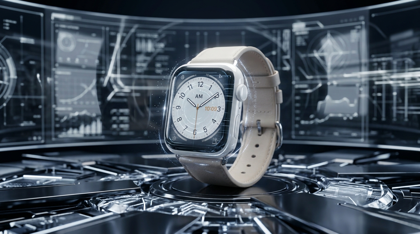 爆料成真?蘋果 Apple Watch Series 12 發表在即 傳「陶瓷錶殼」有望重磅回歸 1 距離蘋果九月份的大型發表會還有幾週時間,屆時可能會推出 10 多款新產品,其中包括最新的 Apple Watch 型號:Apple Watch Series 12。(圖/AI生成)