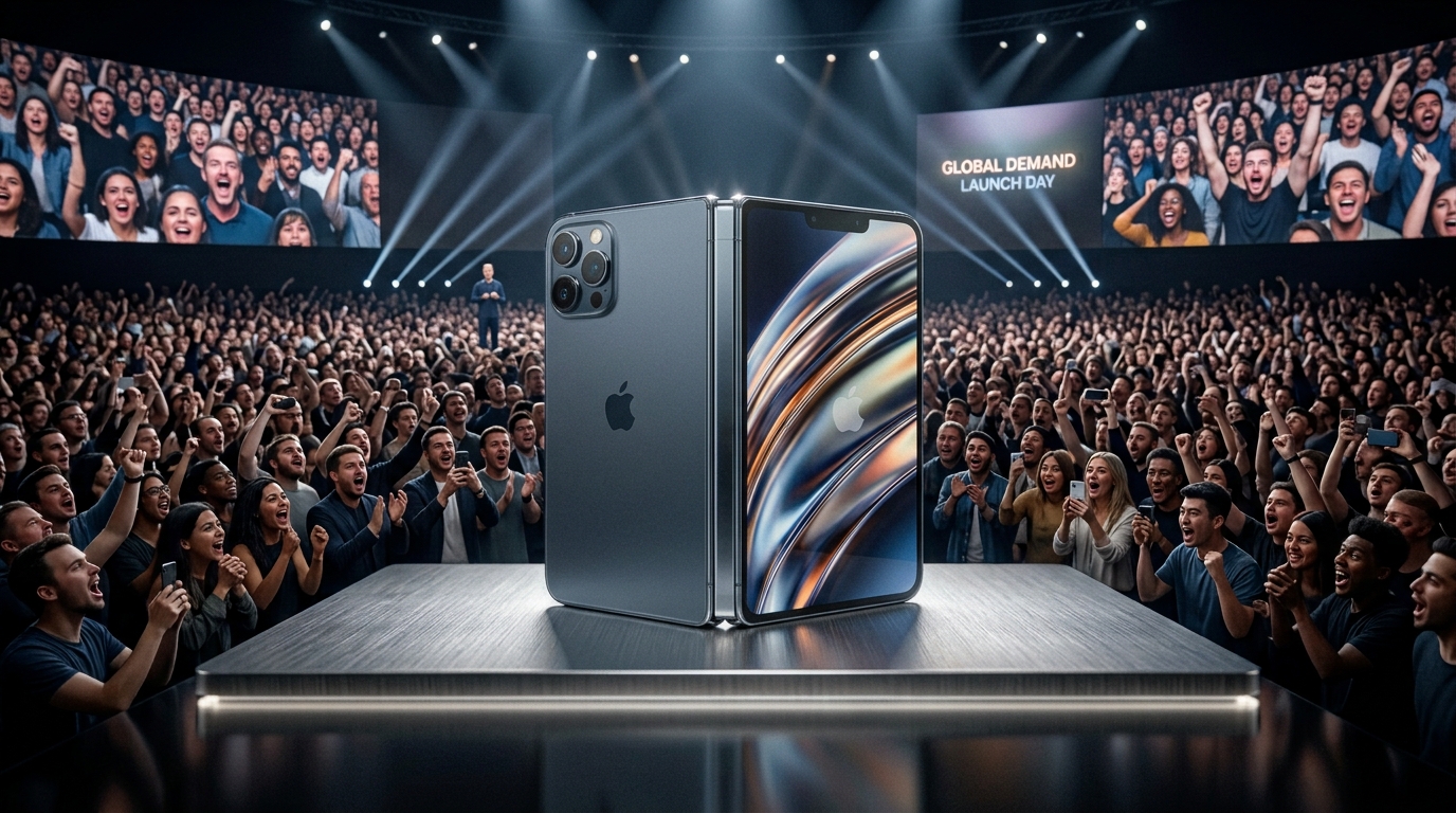 蘋果首款摺疊 iPhone 傳 9 月亮相:首波備貨吃緊、命名仍具懸念 1 蘋果從未向中國供應商暗示過會推遲發布。相反,儘管鉸鏈組裝方面遇到了一些挑戰,但大規模生產似乎進展順利。因此,爆料者認為這款產品最初仍將面向全球市場。(圖/AI生成)