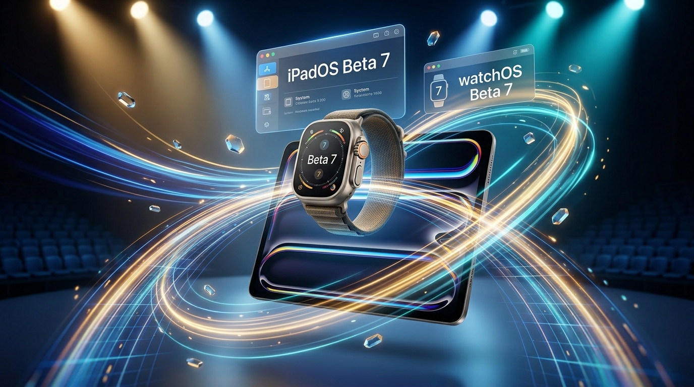 今天,蘋果發表了 iPadOS 27、tvOS 27、visionOS 27 等系統的 beta 7 版本。根據蘋果以往夏季的慣例,在正式版發布之前,可能不會再有超過一個測試版。因此,蘋果在測試版 7 中的主要工作預計將是修復漏洞和提升穩定性。(圖/AI生成)