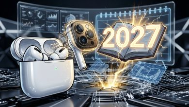 計劃於 2027 年推出的 AirPods 將配備低解析度攝像頭，用於向 Siri AI 提供視覺智慧功能，而非拍攝照片和影片。（圖／AI生成）