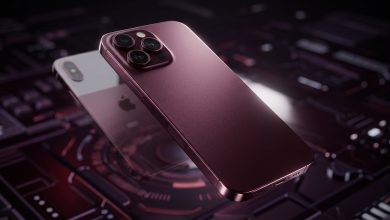 擺脫雙色背蓋!iPhone 18 Pro 系列主打「深櫻桃」新色引熱議 7 。今年,宇宙橙將停產,取而代之的是更深沉、更具神秘感的色調──據傳蘋果將採用深櫻桃色,它看起來像是紅色和紫色的混合色。(圖/AI生成)