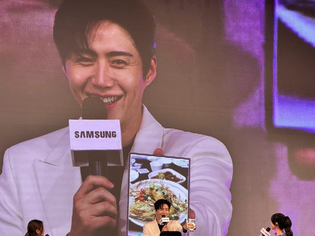 精選 1 韓國知名男神金宣虎今現身Galaxy星友會,以品牌大使身分和星粉分享操作日常,並驕傲地分享自己拍攝的成果。(圖/記者 孟圓琦攝)