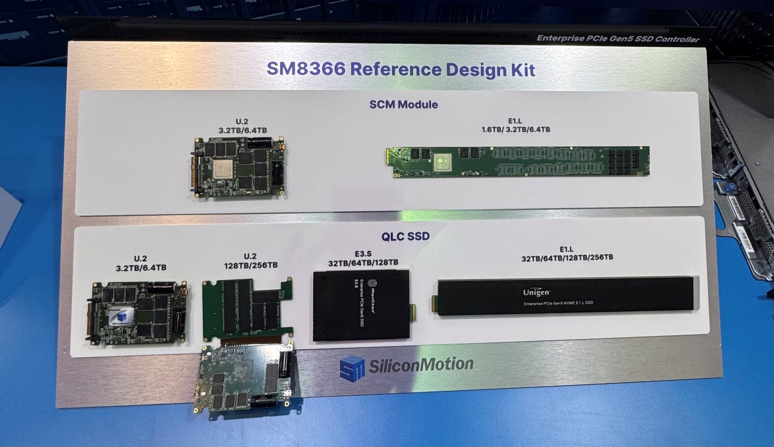 慧榮科技發表全新MonTitan™ SSD參考設計套件,搭載公司新一代專有PerformaShape™技術。(圖/慧榮科技提供)