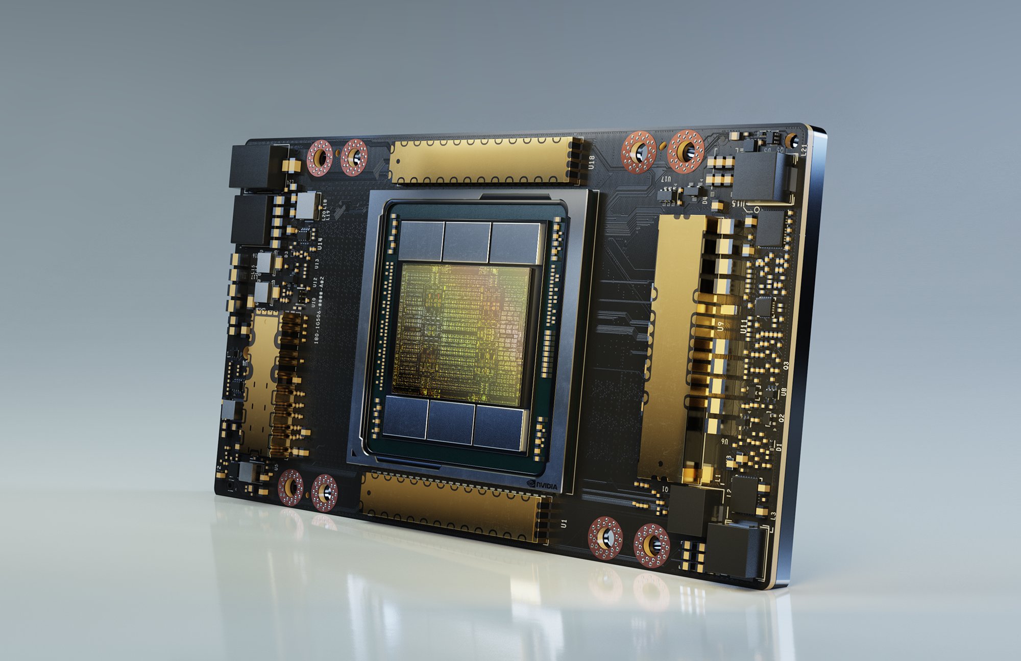 輝達A100服役壽命拉長至9年 CoreWeave租用至2029年 1 NVIDIA GA100 GPU Ampere