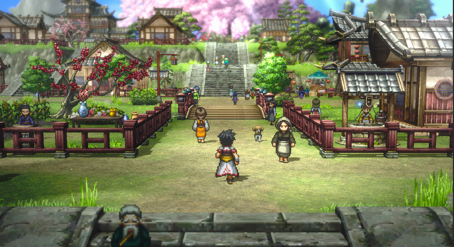 經典 RPG 迎全新篇章!科樂美《幻想水滸傳 STAR LEAP》日版8/7正式上市 3 太陽曆 453 年,位於赤月帝國東部的一個湖邊村莊遭遇不幸,神秘的敵人襲擊了那裡,房屋被燒毀,人們不得不逃離家園。威脅解除後,勇者與翡翠、希琳和沙普爾一起站起來重建村莊。(圖/取自Steam)