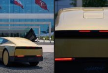Tesla Cybercab with Starlink