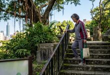 爬樓梯（圖／AI生成）