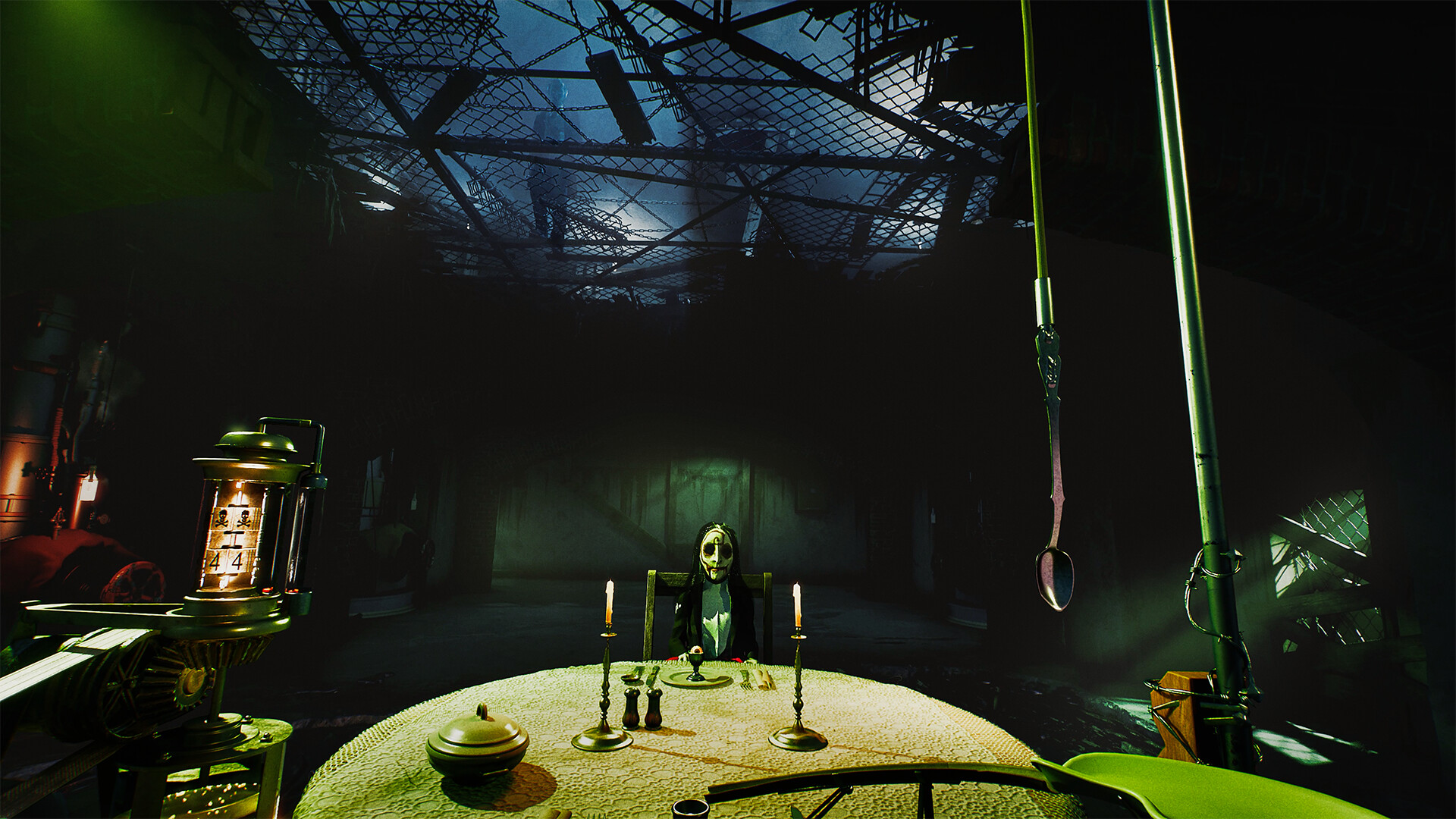 追溯《奪魂鋸》百年前原點!3v1非對稱對抗恐怖新作《SAW: Genesis》體驗絕望 3 扮演「裁決者」,作為拼圖殺人狂理念的早期締造者,在幕後操控整場審判及其受困者。或者扮演三名「受審者」之一,透過團隊合作和犧牲來逃離這個致命迷宮。(圖/取自Steam)
