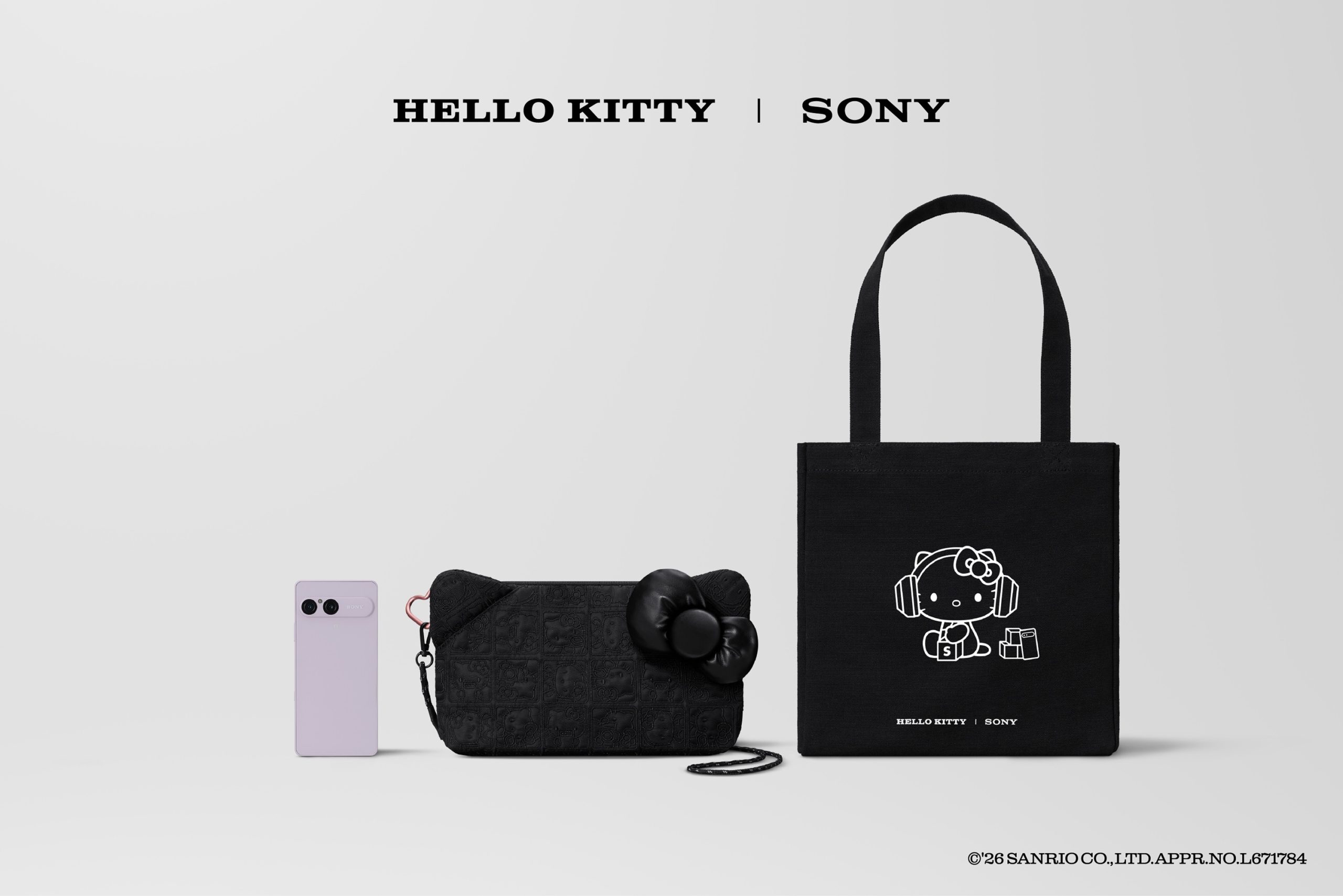 Sony 與 Hello Kitty 攜手推出特別聯名組合。(圖/SONY提供)