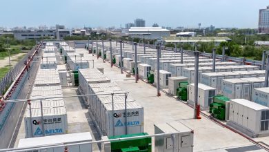 台達今（26）日宣布，與官田鋼鐵合作之80MW大型儲能案場已正式併網上線。（圖／台達提供）